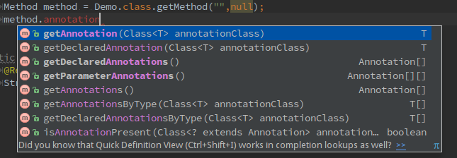 Method Annotation