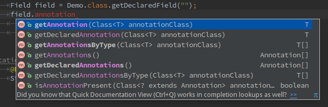 Field Annotation