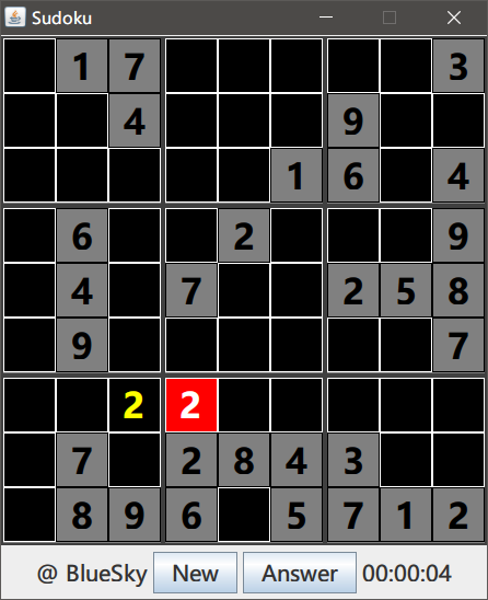 GitHub - BlueSky-07/Sudoku-Java-Swing-Game: :1234: Sudoku | 数独游戏 Java ...